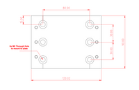 80mm Solid Spindle Mount