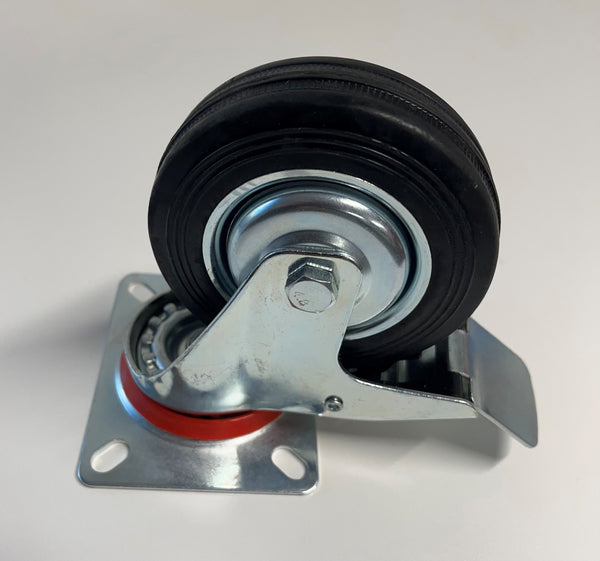 4" Swivel Caster w/ Lock - Plate Mount (SC4)