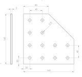 80mm Corner Plates (HD)