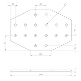 80mm Cross Plates (HD)