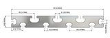 T-Slot Table Top 160x20mm, 1500mm Length